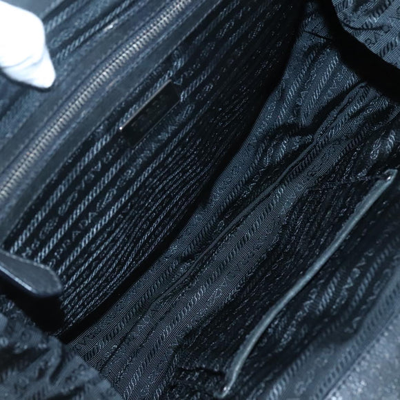 PRADA Shoulder Bag Nylon Black Auth SW793