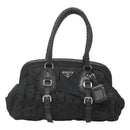 PRADA Shoulder Bag Nylon Black Auth SW793-13