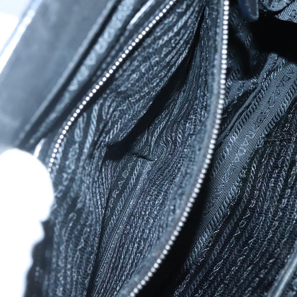 PRADA Shoulder Bag Nylon Black Auth SW793