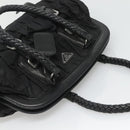 PRADA Shoulder Bag Nylon Black Auth SW793-6