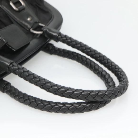 PRADA Shoulder Bag Nylon Black Auth SW793