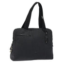 PRADA Sports Shoulder Bag Canvas Gray Silver Auth SW795-1