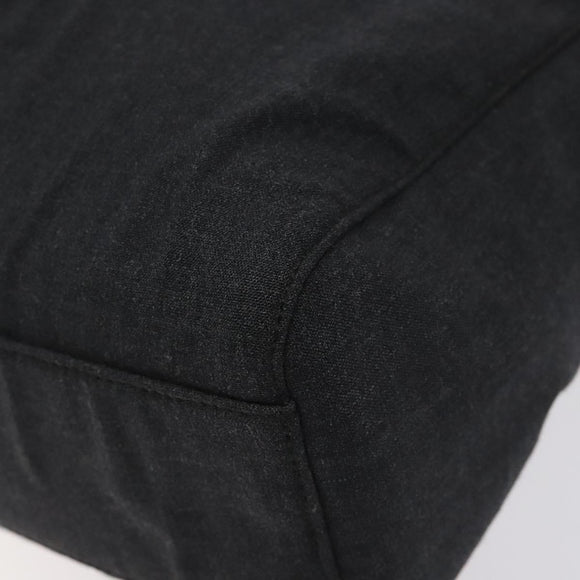 PRADA Sports Shoulder Bag Canvas Gray Silver Auth SW795