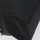 PRADA Sports Shoulder Bag Canvas Gray Silver Auth SW795-15