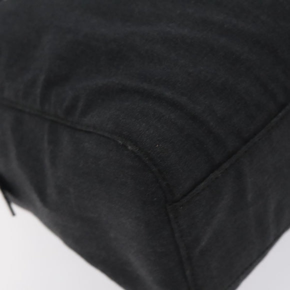 PRADA Sports Shoulder Bag Canvas Gray Silver Auth SW795