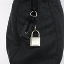 PRADA Sports Shoulder Bag Canvas Gray Silver Auth SW795-19