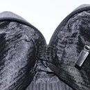 PRADA Sports Shoulder Bag Canvas Gray Silver Auth SW795-22