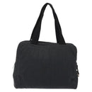 PRADA Sports Shoulder Bag Canvas Gray Silver Auth SW795-2