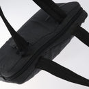 PRADA Sports Shoulder Bag Canvas Gray Silver Auth SW795-6