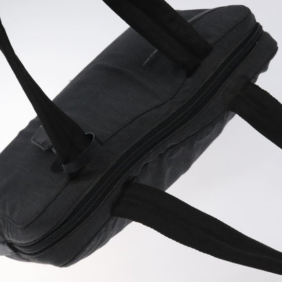 PRADA Sports Shoulder Bag Canvas Gray Silver Auth SW795