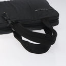 PRADA Sports Shoulder Bag Canvas Gray Silver Auth SW795-7