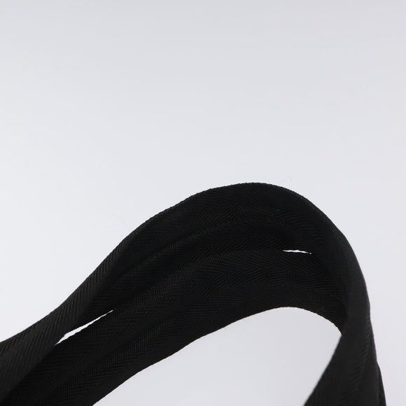 PRADA Sports Shoulder Bag Canvas Gray Silver Auth SW795