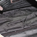 PRADA Hand Bag Leather Beige Gold Silver Auth SW797-10