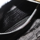 PRADA Hand Bag Leather Beige Gold Silver Auth SW797-24