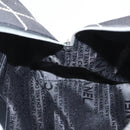 CHANEL Choco Bar line Hand Bag Canvas Black CC Auth SW800-20