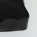 GUCCI Bamboo Hand Bag Nylon 2way Black Silver 000 2040 0538 Auth SW805-11