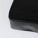 GUCCI Bamboo Hand Bag Nylon 2way Black Silver 000 2040 0538 Auth SW805-12