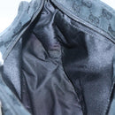 GUCCI GG Canvas Shoulder Bag Black Gold 019 0375 Auth SW809-20