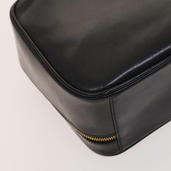 GUCCI Bamboo Bag Patent leather 2way Gold Dark Gray 000 3270 0323 Auth SW812