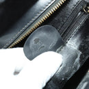 GUCCI Bamboo Bag Patent leather 2way Gold Dark Gray 000 3270 0323 Auth SW812-12