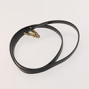 GUCCI Bamboo Bag Patent leather 2way Gold Dark Gray 000 3270 0323 Auth SW812-21