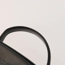 GUCCI Bamboo Bag Patent leather 2way Gold Dark Gray 000 3270 0323 Auth SW812-8