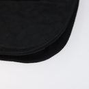 GUCCI Micro GG Canvas Pouch Black Silver Auth SW813-12