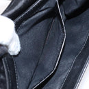 GUCCI Micro GG Canvas Pouch Black Silver Auth SW813-19