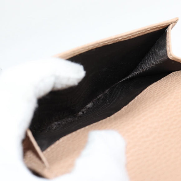 GUCCI Interlocking Wallet Leather Outlet Pink Beige 615525 Auth SW815M