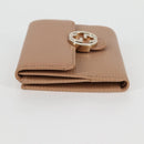 GUCCI Interlocking Wallet Leather Outlet Pink Beige 615525 Auth SW815M-3