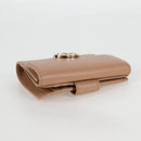 GUCCI Interlocking Wallet Leather Outlet Pink Beige 615525 Auth SW815M-5