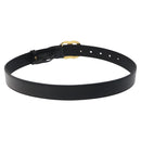 GUCCI GG Marmont Belt Leather 33.5"" Black Gold 414516 Auth SW816-3