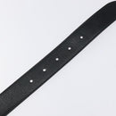 GUCCI GG Marmont Belt Leather 33.5"" Black Gold 414516 Auth SW816-7