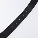 GUCCI GG Marmont Belt Leather 33.5"" Black Gold 414516 Auth SW816-8