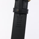 GUCCI GG Marmont Belt Leather 31.5"" Black Gold 414516 Auth SW817-11