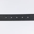 GUCCI GG Marmont Belt Leather 31.5"" Black Gold 414516 Auth SW817-7
