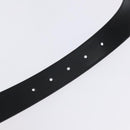 GUCCI GG Marmont Belt Leather 31.5"" Black Gold 414516 Auth SW817-8