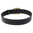 GUCCI GG Marmont Gürtel Leder 80cm Schwarz Gold 400593 Auth SW818M-3