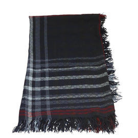 GUCCI Stole Wool Navy Auth SW820 - 0