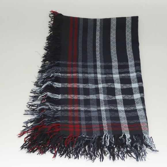 GUCCI Stole Wool Navy Auth SW820