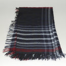 GUCCI Stole Wool Navy Auth SW820-7