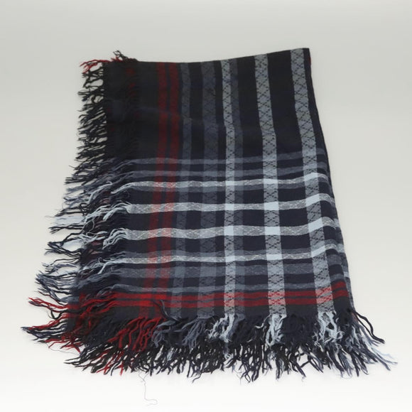 GUCCI Stole Wool Navy Auth SW820