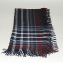 GUCCI Stole Wool Navy Auth SW820-9