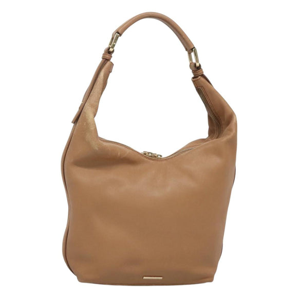 GUCCI Shoulder Bag Leather Brown Gold 001 4288 Auth SW821