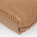 GUCCI Shoulder Bag Leather Brown Gold 001 4288 Auth SW821-12