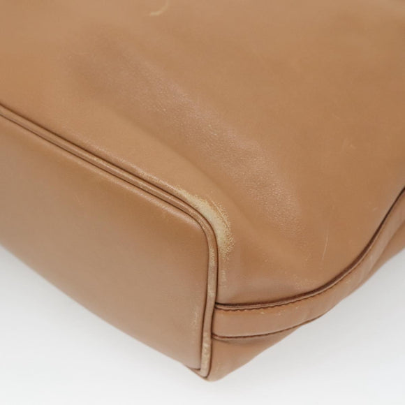 GUCCI Shoulder Bag Leather Brown Gold 001 4288 Auth SW821