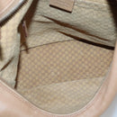 GUCCI Shoulder Bag Leather Brown Gold 001 4288 Auth SW821-16