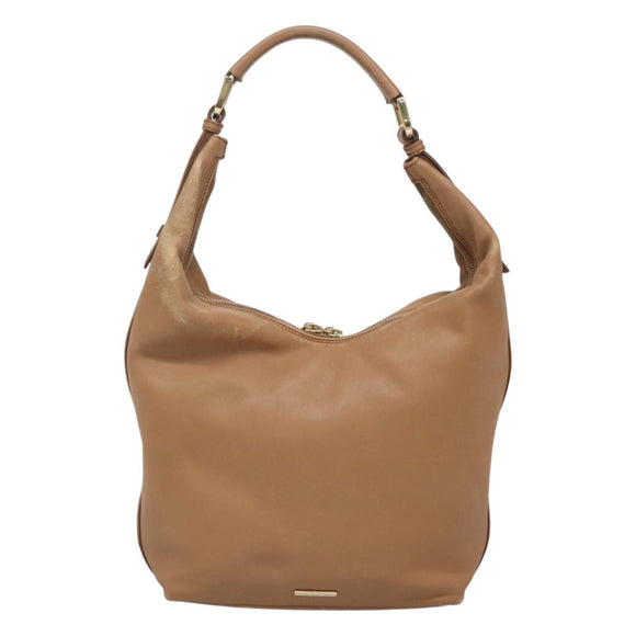 GUCCI Shoulder Bag Leather Brown Gold 001 4288 Auth SW821