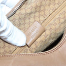 GUCCI Shoulder Bag Leather Brown Gold 001 4288 Auth SW821-20