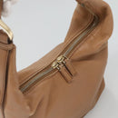 GUCCI Shoulder Bag Leather Brown Gold 001 4288 Auth SW821-6